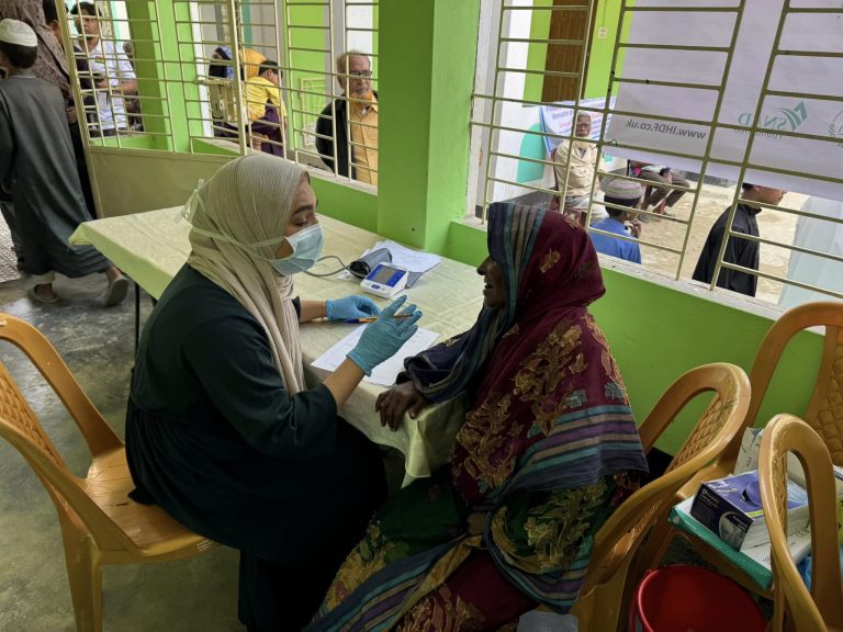Rural healthcare camp in Bangladesh